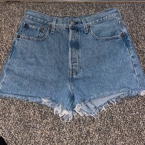Levi’s High Wasted Jean Shorts